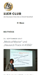 Mobile Screenshot of 11erclub.ch